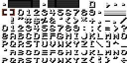 Bitmap font example